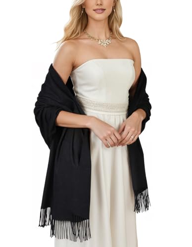 Women's Scarf Pashmina Shawls and Wraps for Evening Dress Wedding Bridal Bridesmaid Winter Warm Long Large Scarves2