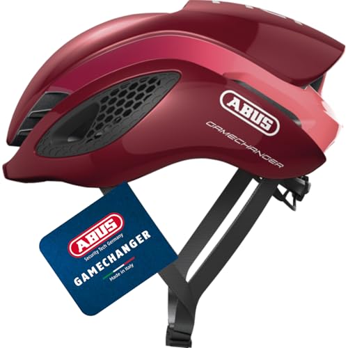ABUS 86792 Fahrradhelm, Rot (Bordeaux Red), M (52-58 cm)