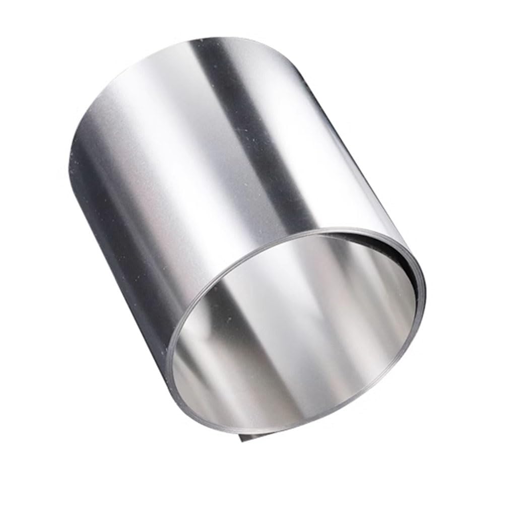 Striscia di lamina in acciaio inossidabile 304 da 0,15 mm, 0,3 mm e 0,4 mm di spessore, rotolo di lamina di acciaio, striscia stretta, larghezza 70 mm, 80 mm × 1 metro, 1 pezzo(0.4x70mmx1m)