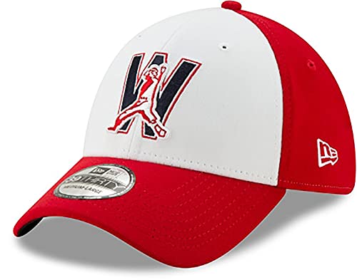 Casquette rouge New Era Washington Nationals Alt4 39THIRTY aux finitions brodées premium S-M