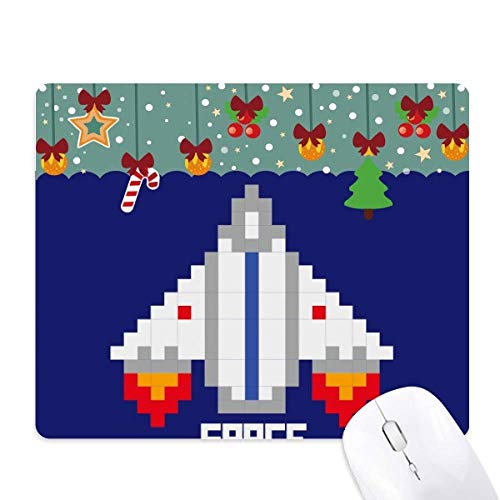 Tapis de souris Space Ship XXL tapis gaming univers pixel pour bureau et setup pc gamer