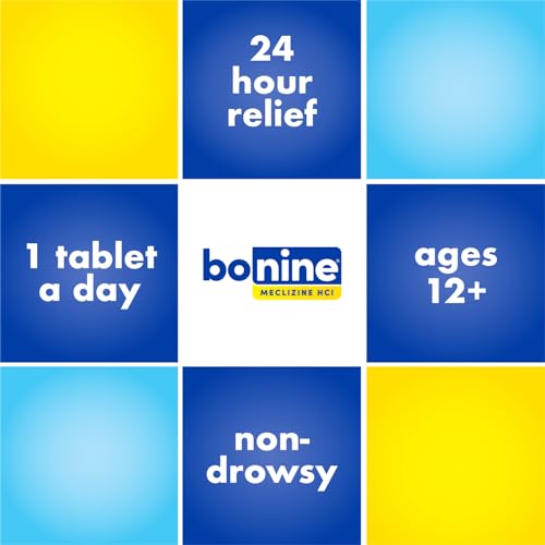 Image of Bonine Non-Drowsy for Motion Sickness Relief, Sea Sickness, Car Sickness, Nausea, & Vomiting - Meclizine HCI 25mg, Travel-Sized - 16ct Raspberry Chewable Tablets (Packaging May Vary)