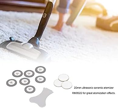 Ultrasonic Mist Maker Ceramic Disc 10 Pieces Disc Set Mist Maker Ceramic Disc 20mm Atomizer Accessories Kit Humidifier Kit