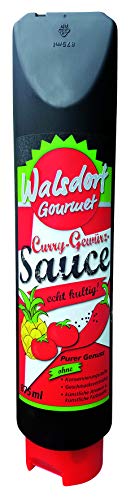 Walsdorf Gourmet Curry Gewürz Sauce - Chilisauce - Currysauce - Barbecue Sauce - Gewürzketchup - Curryketchup - 875 ml Cover