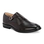 SHRX9-Brown-Leather-Single-Monk-Straps-Shoes-for-Men