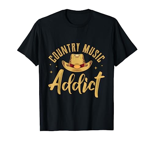 Country Music Addcit Musica country Maglietta