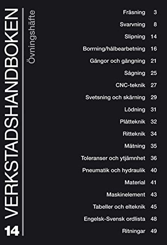 Verkstadshandboken Övningshäfte