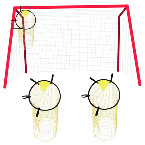 POPETPOP 2Pcs Top Bins Soccer Goal Targets Durable Football Training Aid for All Skill Levels for Practice and Games