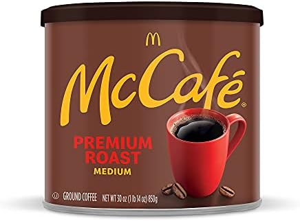 McCafe Premium Roast, Medium Roast Ground Coffee, 30 oz Canister