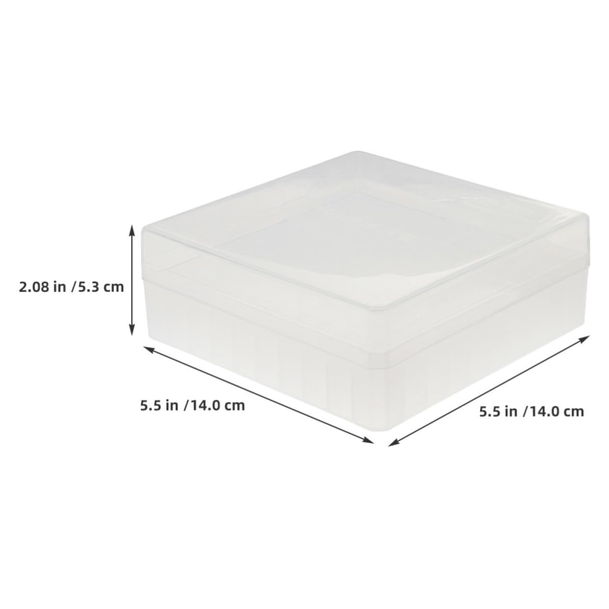 2pcs Test Tube Storage Box for Laboratory Use Pp Material 100 Grid Microcentrifuge Tube Holder Fits 1.5ml 1.8ml with Refrigerated Storage and Sample Protection