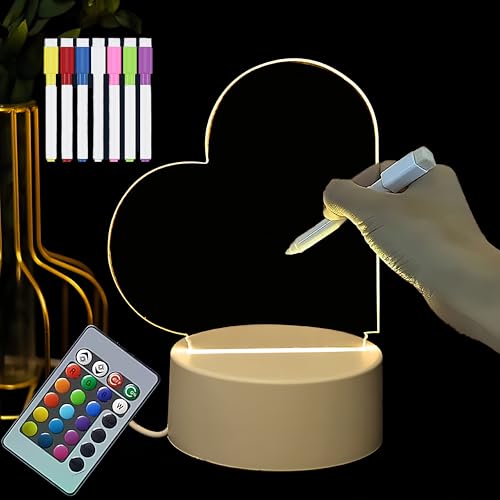 LELYFIT Luz Nocturna Personalizada, Lámpara Creativa LED de 16