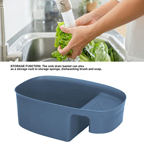 Colador para desagüe de cocina, 2 unidades, azul miniatura 2