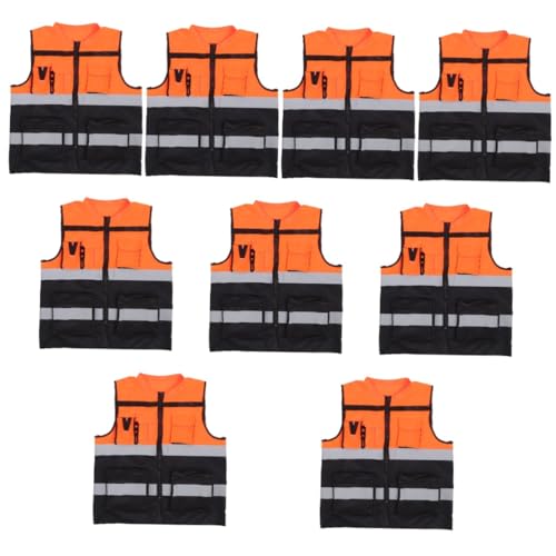 balacoo 9pcs High Visibility Reflective for Cycling and Running Enhanced Visibility for Nighttime Activities for Workers and Event Personnel Comfortable and Easy to Wear