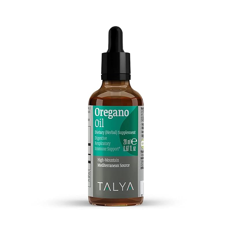 TALYA Suplemento de Óleo de Orégano com mais de 70% de carvacrol 20,4 mL