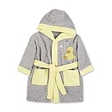 Sterntaler Kapuzen-Bademantel Ente Edda, Alter: 9-12 Monate, Größe: 80, Grau/Gelb