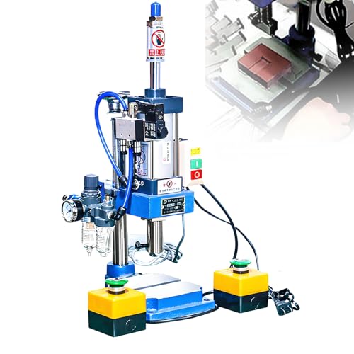 Industrial Air Hole Puncher Tool - Heavy Duty Sheet Metal Punching Machine with Footswitch, 200kg Capacity, Multi-Functional for Precision Hole Punching