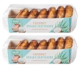 Generic Benton's Coconut Macaroons Jumbo Large Size 6.7 oz (2 Pack Simplycomplete Bundle) - Soft & Chewy Cookie - Kosher - Gluten Free, Big