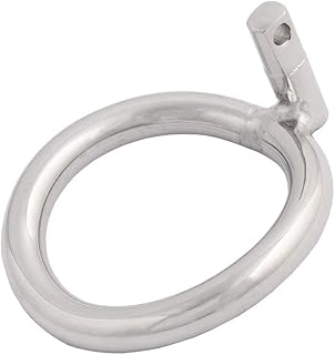 TERNENCE Male Chastity Cage Closed Ring Ergonomic Design 304 Stainless Steel Cock Cage Base Ring H1045 (1.77 inch / 45mm)