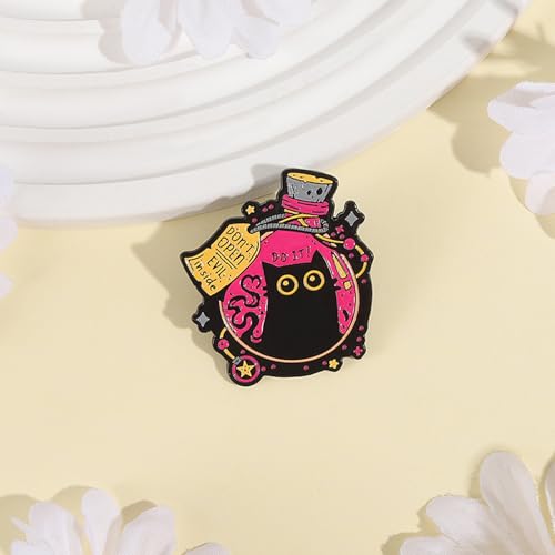 Image of Cute Enamel Pins Cartoon Lapel Pin Brooch Badge for Backpack Jackets Funny Tiger Pins for Gift Anime Enamel Pin for Clothing Hat Decoration