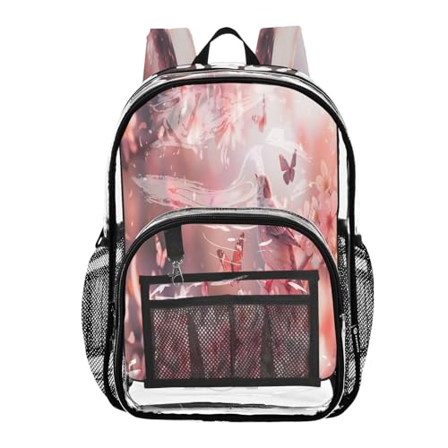 Mochila transparente antirrobo para seguridad y control de accesos
