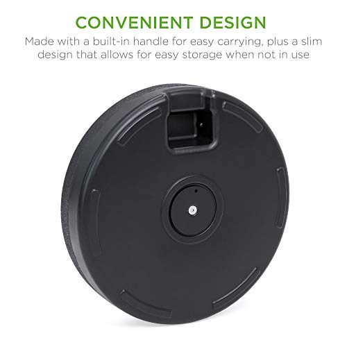 Best Choice Products SKY4527 Fillable Umbrella Base Stand Round Sunburst Plastic Patio Umbrella Base Stand thumb #4