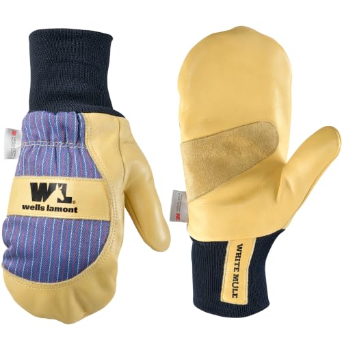 Wells Lamont Leather Palm Thinsulate Mittens