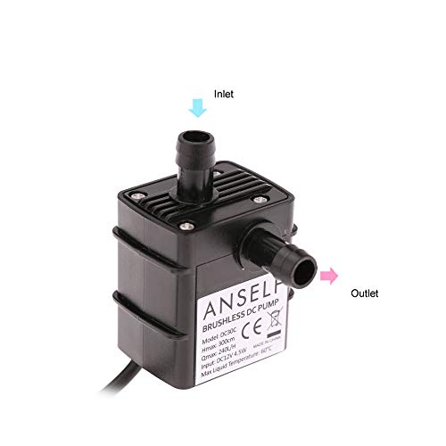 Anself Ultra-silenzioso Mini DC12V 4.5 W Brushless...