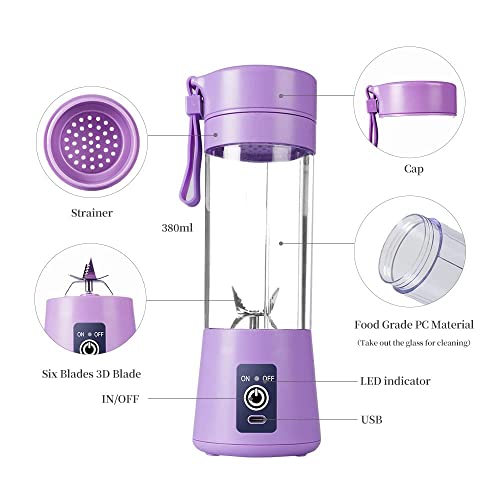 KRIVAN-Portable-Blender-juicer-Food-Dehydrator-PURPLE