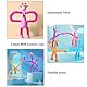 4 Stück Teleskop Saugnapf Giraffen Spielzeug,Giraffen Teleskopspielzeug,Giraffe Pop Röhren Sensorik Spielzeug,Sensorik Giraffenspielzeug,Teleskop giraffenspielzeug,Lustiges Pädagogisches Spielzeug