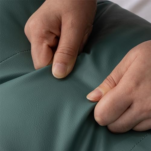 A Nice Night Almofada de leitura de couro sintético para todas as estações, descanso de cama em cunh