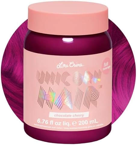 Lime Crime Unicorn Full Coverage Hair Dye, Chocolate Cherry