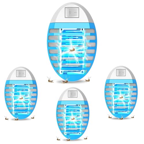 Mückenlampe 4 Pack, Fliegenfalle für Zuhause, geeignet für Zuhause, Küche, Schlafzimmer, Esszimmer, Elektrischer Insektenvernichter,Elektrisches Moskitonetz,Mückenschutz Steckdose Mückenlampe 4 Pack, Fliegenfalle für Zuhause, geeignet für Zuhause, Küche, Schlafzimmer, Esszimmer, Elektrischer Insektenvernichter,Elektrisches Moskitonetz,Mückenschutz Steckdose