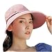KUKICAT Femmes Chapeau de Soleil Réglable Casquette Visière Pliable Large Bord Protection Solaire Respirant Cap D'été UPF 50+ Anti-UV pour Voyage Vacances Piscine Camping Trekking