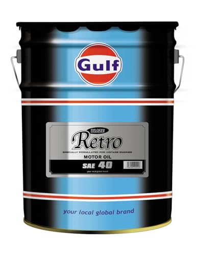 Amazon | ガルフ(Gulf) エンジンオイル BLAZE Retro #40 SE/SF/SG/CF
