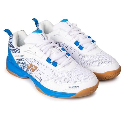 Image of YONEX Velo 100-i Badminton Shoes | Made in India | Ideal for Badminton,Squash,Table Tennis,Volleyball | Non-Marking Sole | TRU Cushion | Ergo Shape | Hexagrip |