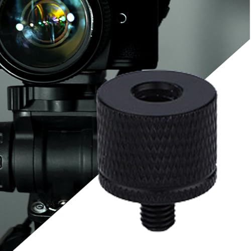 Adaptador de tornillo para trípode, 2 x 1,6 x 1,6 cm, aleación de aluminio, 1/4 a M5, M6, M8, adaptador de tornillos de cámara, fácil instalación, accesorios de fotografía para monopiés, exteriores - imagen 5