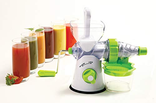 Norpro Hand Juicer, 14&Quot X 8&Quot X 4&Quot, White/Green #TOP6