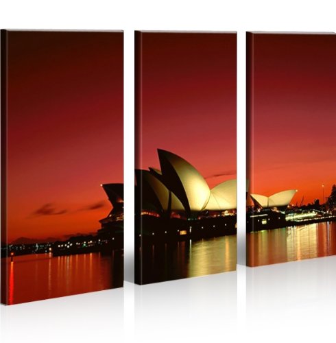 islandburner Sydney V2 Tableau sur Toile Poster Tableaux pour la mur - prêts à poser
