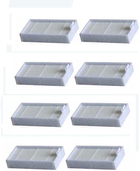 6PCS Sponge Filter 4PCS Side Brush Robot Vacuum Cleaner Parts ，Compatible For Ilife， V55 V50 V5 V5s V3 V3s V50 Pro X5 空气过滤器(4side brush 5hepa)