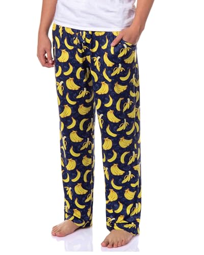 INTIMO PJammy Men's Going Bananas Tossed Print Sleep Pajama Pants For Adults