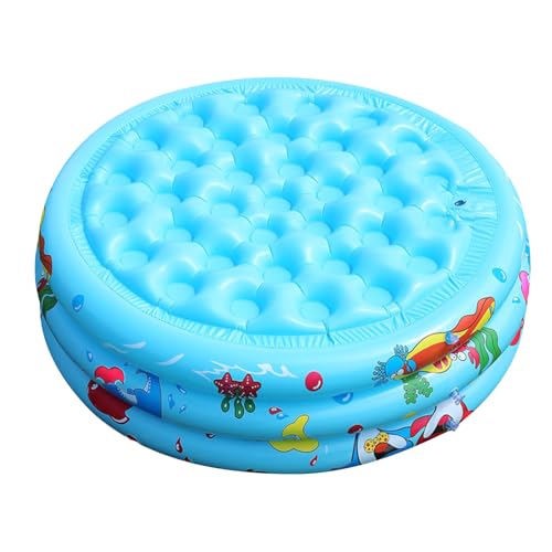 Piscina inflable de 3 anillos, bañera portátil, centro de juegos de juguetes para patio trasero, verano al aire libre