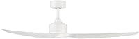 Vista 6 de WAC Smart Fans Stella - Ventilador de techo de 3 aspas para interiores y exteriores, 60 pulgadas, color blanco mate con control remoto, funciona
