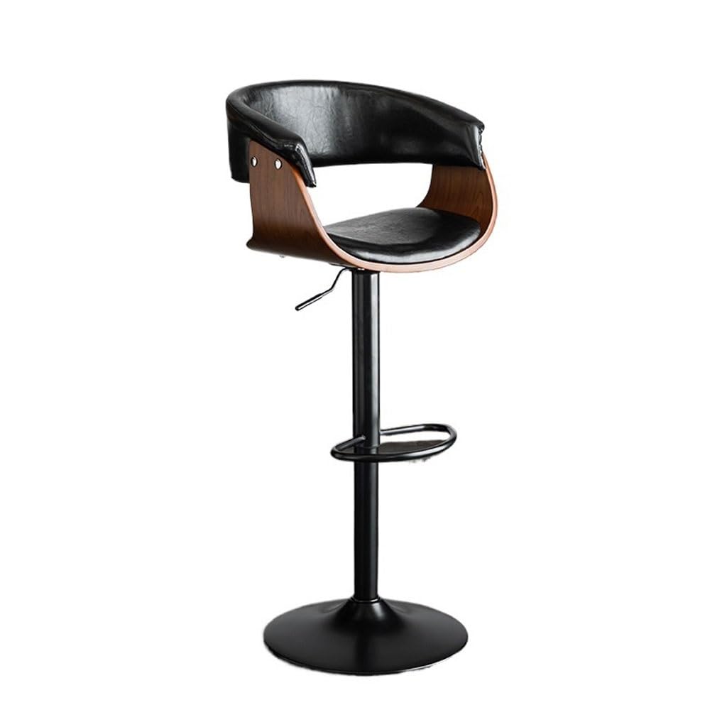 Eines One Color Home Bar Furniture Modern Simple Bar Stool Bar High Chair Home Reception Backrest Bar Chair Counter Barstool