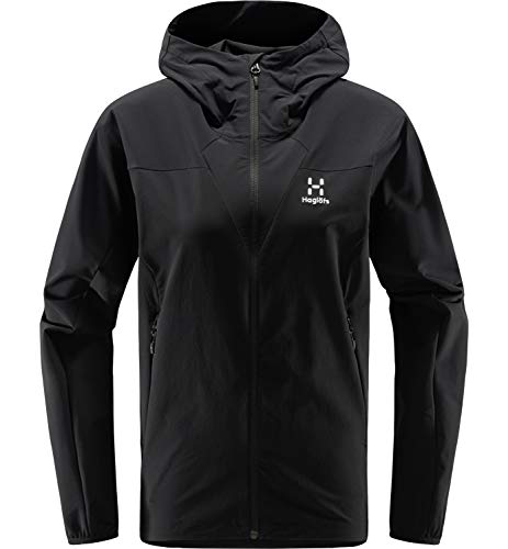 Veste Haglöfs Moran Q veste outdoor femme noire coupe-vent 604910 M