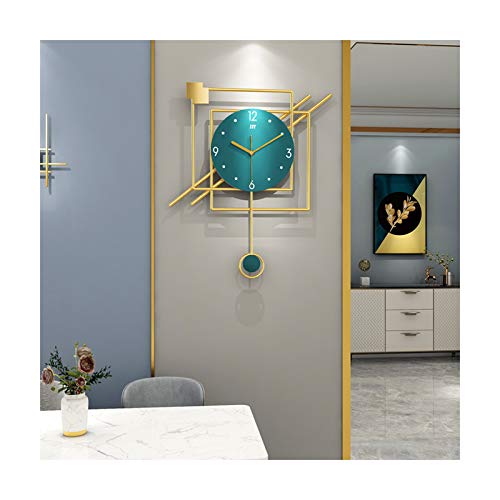 Horloge décorative muette pour salon et chambre à coucher au design créatif
