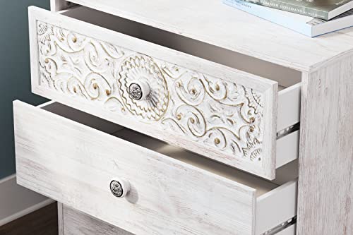 Signature Design by Ashley Paxberry Coastal 3 Drawer of Drawers Chest with Ball-bearing Construction, White - Image 11