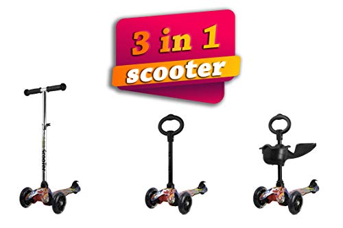 Zerimar Patinete Airel 3 Ruedas para Niños Entre 3 y 10 años Scooter - Múltiples Modelos y Colores