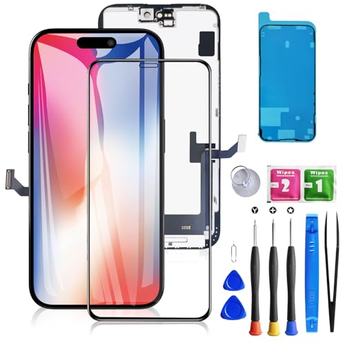 iPhone 15 6.1 inch LCD screen replacement with tools