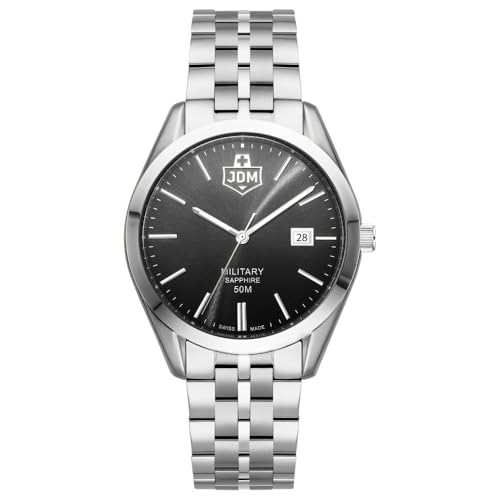 Montre Hommes Analogique JDM Military pour lire l'heure avec précision