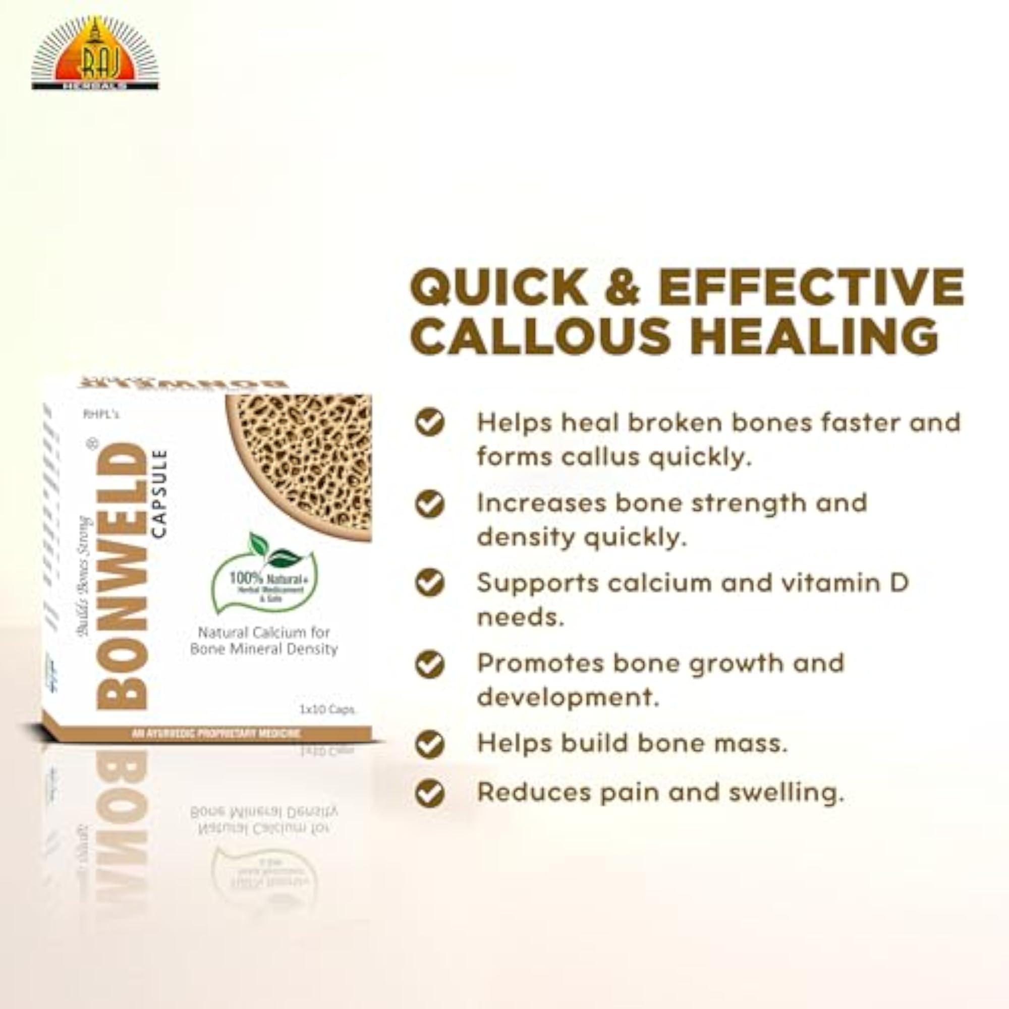 Raj Herbals Bonweld Capsule, 5 Strips